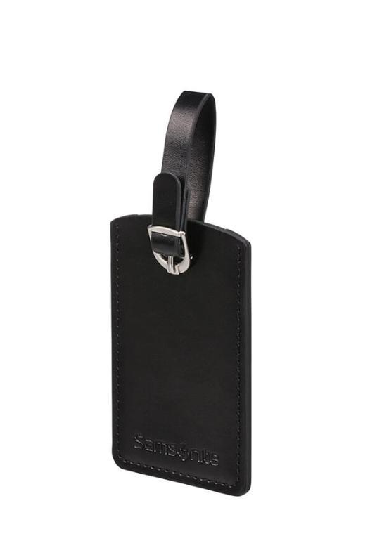 Svart Samsonite 2 Pak Global Rectangle Luggage Id Tag-Reisedings-BagBrokers