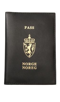 Trend Traveler Norsk Passomslag I Skinn Svart-Bagbrokers