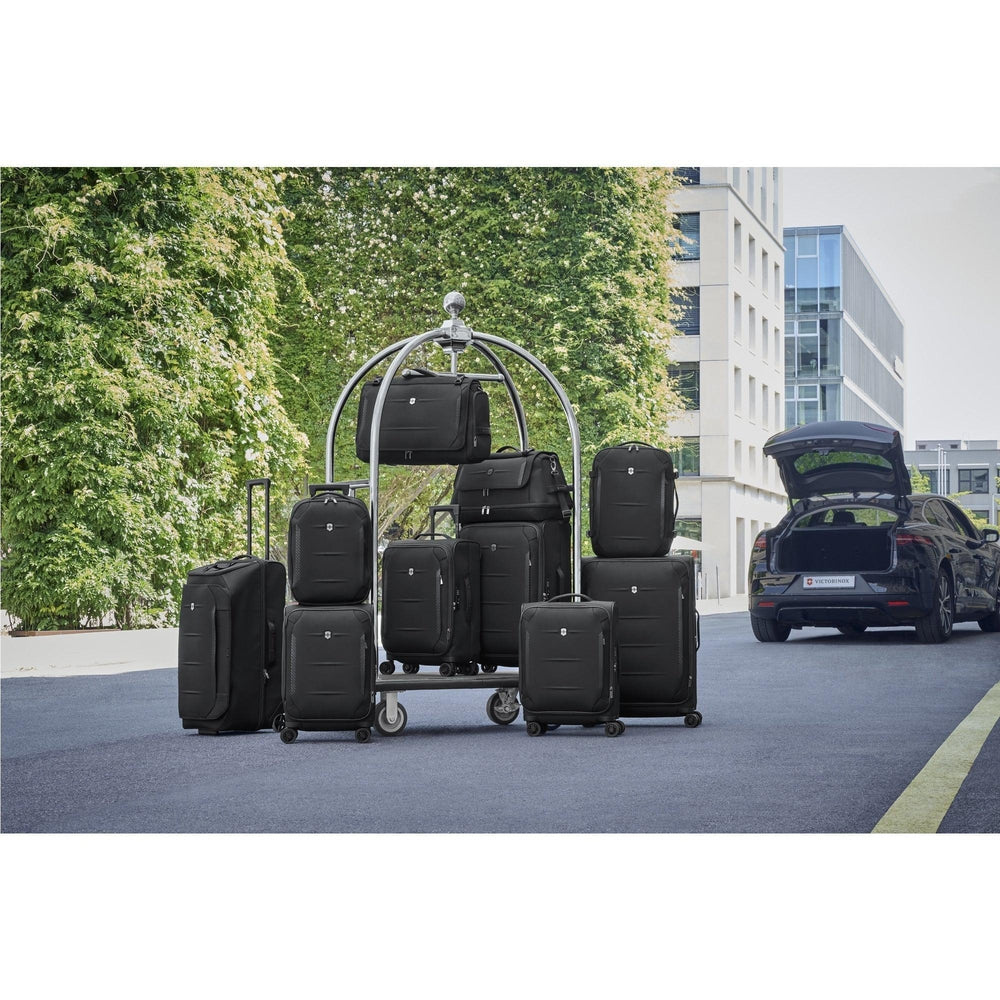 Victorinox Crosslight Stor utvidbar Koffert 110 liter Sort-Myke kofferter-BagBrokers