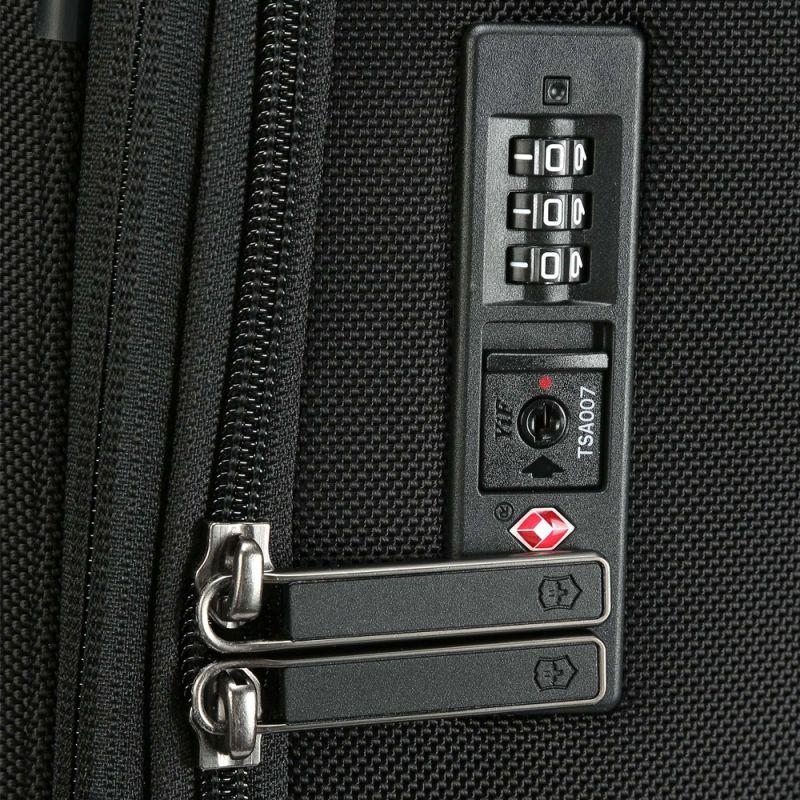 Victorinox Werks Traveler 6.0 Utvidbar Mellomstor Koffert 85 liter Svart-Harde kofferter-BagBrokers