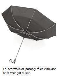 Paraplyer-Vogue Windproof Unisex Paraply med Automatisk åpning og lukking Sort-BagBrokers